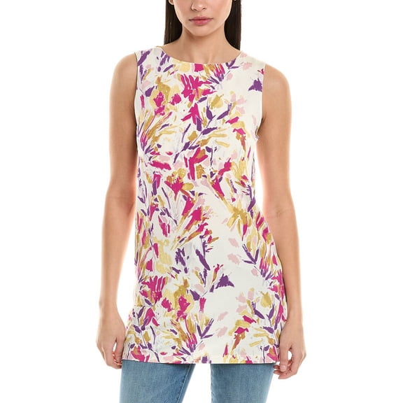 ALPHA STUDIO womens Tank, 38, White