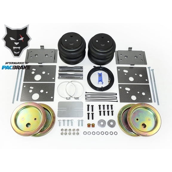 ALPHA XD 7500 lb Rear Air Suspension Kit For 14-22 RAM 2500 2WD/4WD Pacbrake