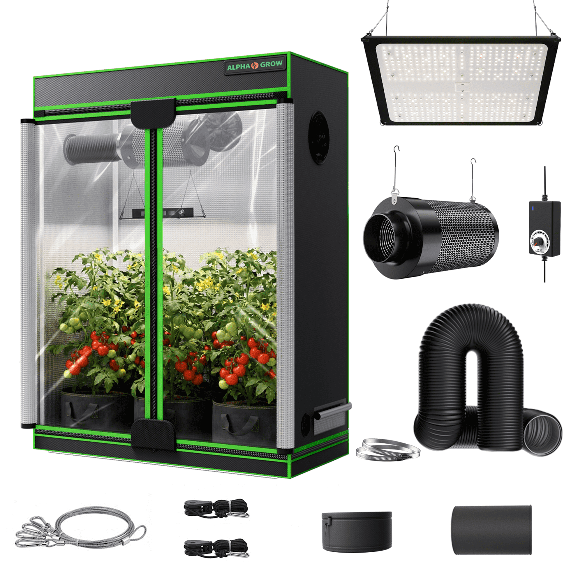 ALPHAGROW 4x2 Grow Tent Kit (48