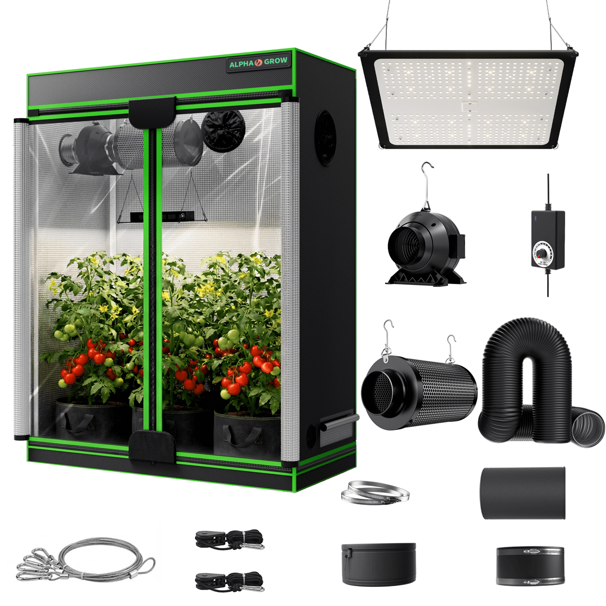 ALPHAGROW 4x2 Grow Tent Kit (48