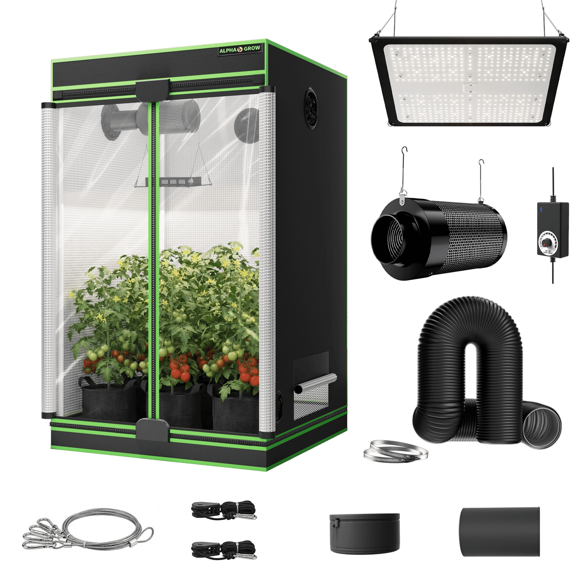 ALPHAGROW 4x4 Grow Tent Kit (48
