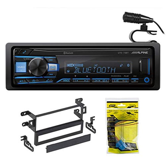 ALPINE UTE-73BT Bluetooth Car Stereo Receiver+ 1999-2002 Honda Accord Mulit-Kit