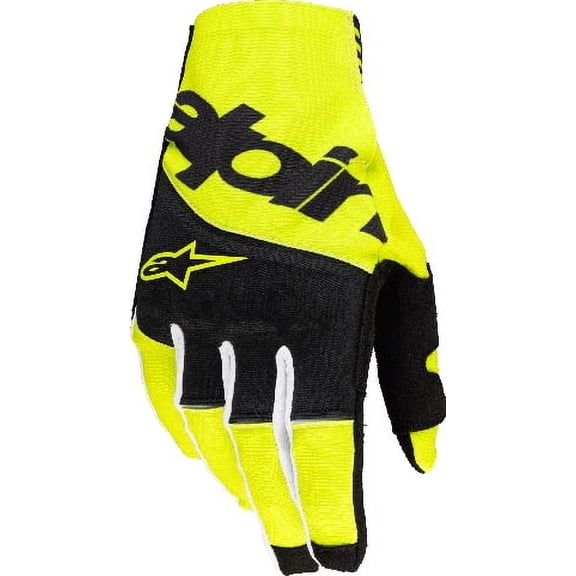 Alpinestars Techstar Gloves (Small, Black/Yellow Fluo)