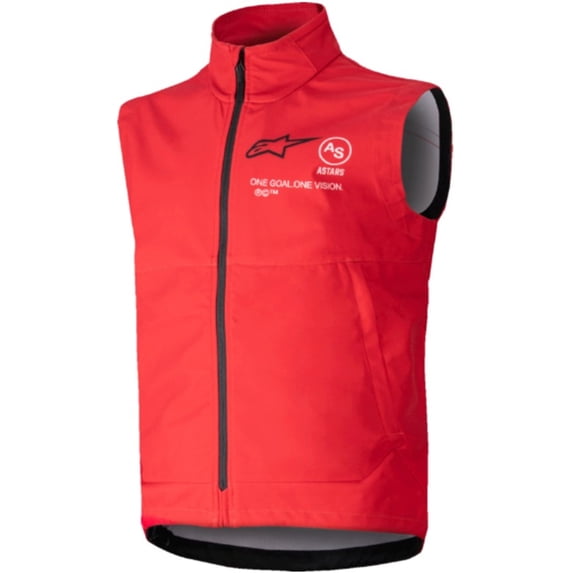 Alpinestars Techstar Softshell Vest (Small, Bright Red)