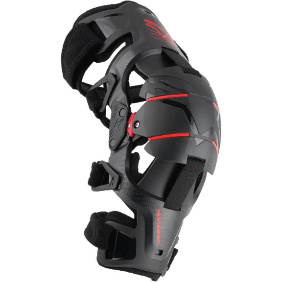 Alpinestars RK-1 Plasma Knee Braces (Sm-Md, Black/Red)