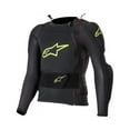 thumbnail image 1 of Alpinestars Bionic Youth Protection L/S Jacket Blk/FLOU yellow Youth LG, 1 of 2