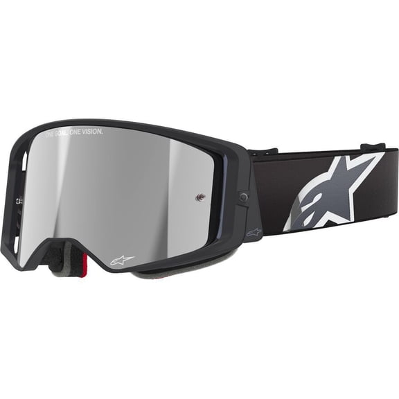 ALPINESTARS GOGGLES Supertech Goggle - Corp - Black - ABS Vision - Gray Mirror Lens 5100325-1513