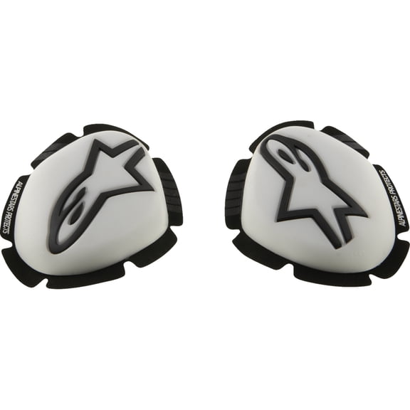 ALPINESTARS GP Plus Knee Sliders - White/Black 6400226-21