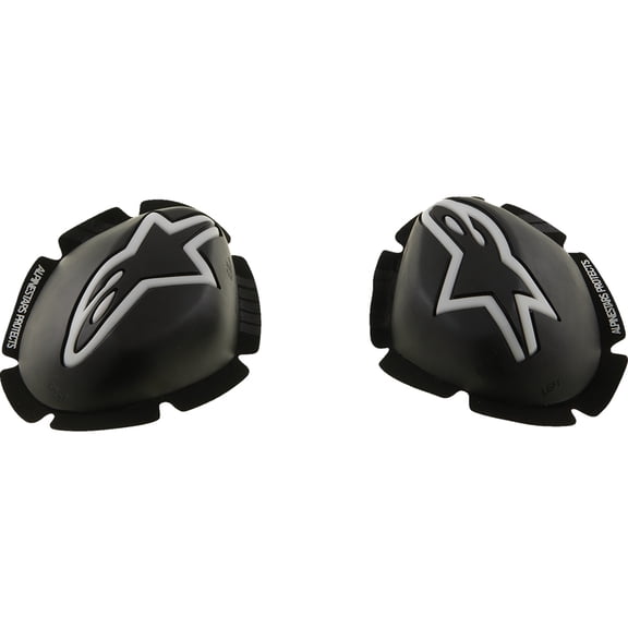 ALPINESTARS GP Tech Knee Sliders - Black/White 6400126-12