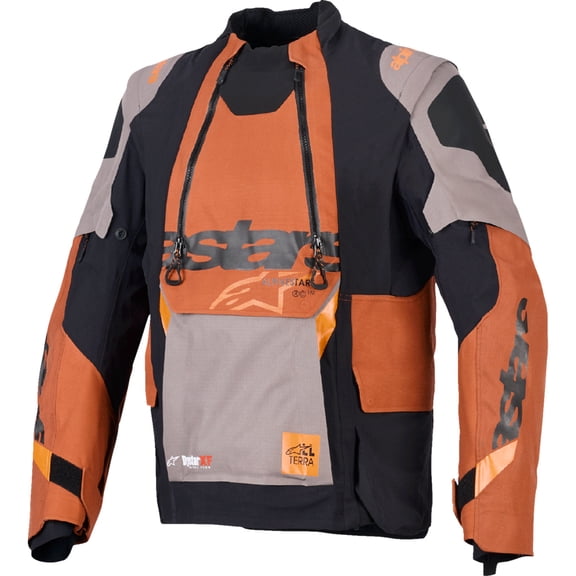 ALPINESTARS Halo Pro Drystar? XF Laminated Jacket - Walnut/Rust/Black - Medium 3200426-9279-M