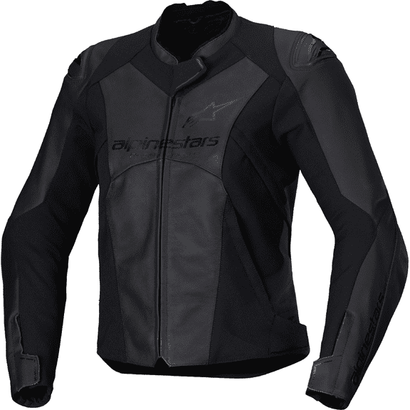 ALPINESTARS Stella Faster v3 Leather Jacket - Black/Black - US 8 / EU 44 3113625-1100-44