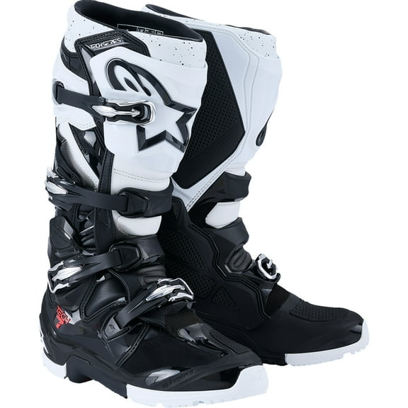 ALPINESTARS Tech 7 Enduro Boots - Black/White - US 10 2010426-12-10