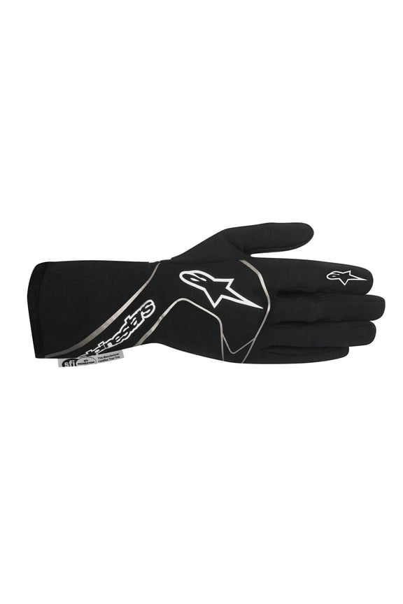 USA 3551117-12B-S Tech 1 Race Glove Black Small