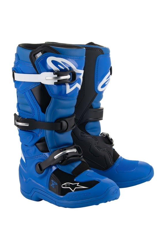 ALPINESTARS Youth Tech 7S Boots - Blue/Black/White - US 4 / EU 37 2015017-712-4