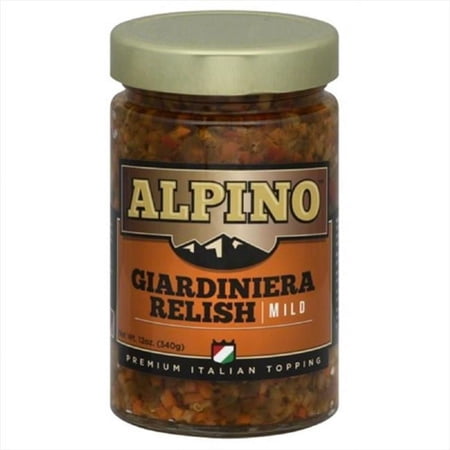Alpino - Relish Giardiniera Mild - 12 Oz, Case of 6
