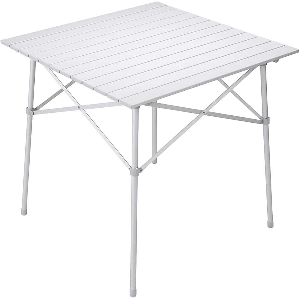Silver Aluminum Foldable Camp Table - 5" x 8" x 29"
