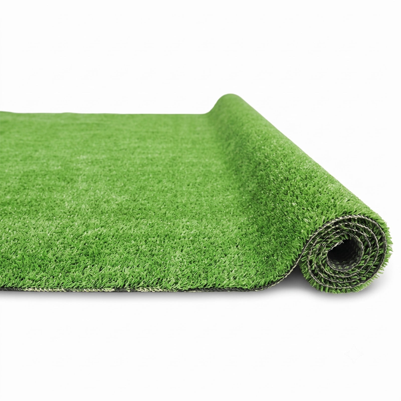 ALPULON 10 x 6.5 FT Artificial Turf Grass Rug, 65 sq.ft Realistic Synthetic Lawn Mat with Low 0.3 Inch Pile Height, Drainage Holes for Balcony Patio Yard Pet, Green