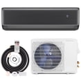 thumbnail image 1 of ALPULON 12000 BTU Mini Split Air Conditioner & Heater, 21 SEER2 Ductless Inverter, 208-230V, Cools 750 Sq.Ft, Gray, 1 of 10