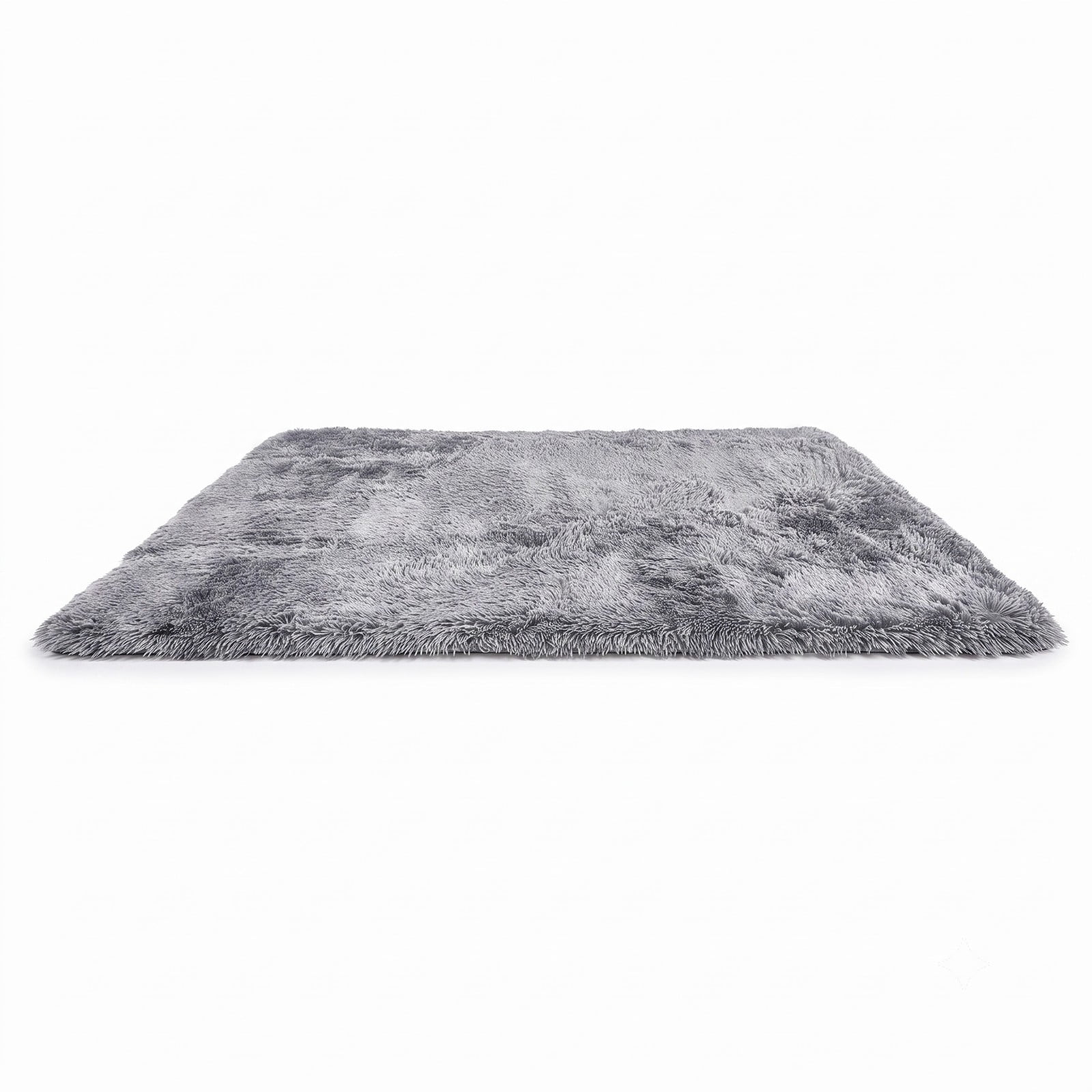 ALPULON 4x6 Feet Modern Soft Shag Area Rug with Non-Slip Grip Dots, Plush Fluffy Indoor Carpet for Living Room Bedroom Nursery Home Office Decor, Machine, Light Gray