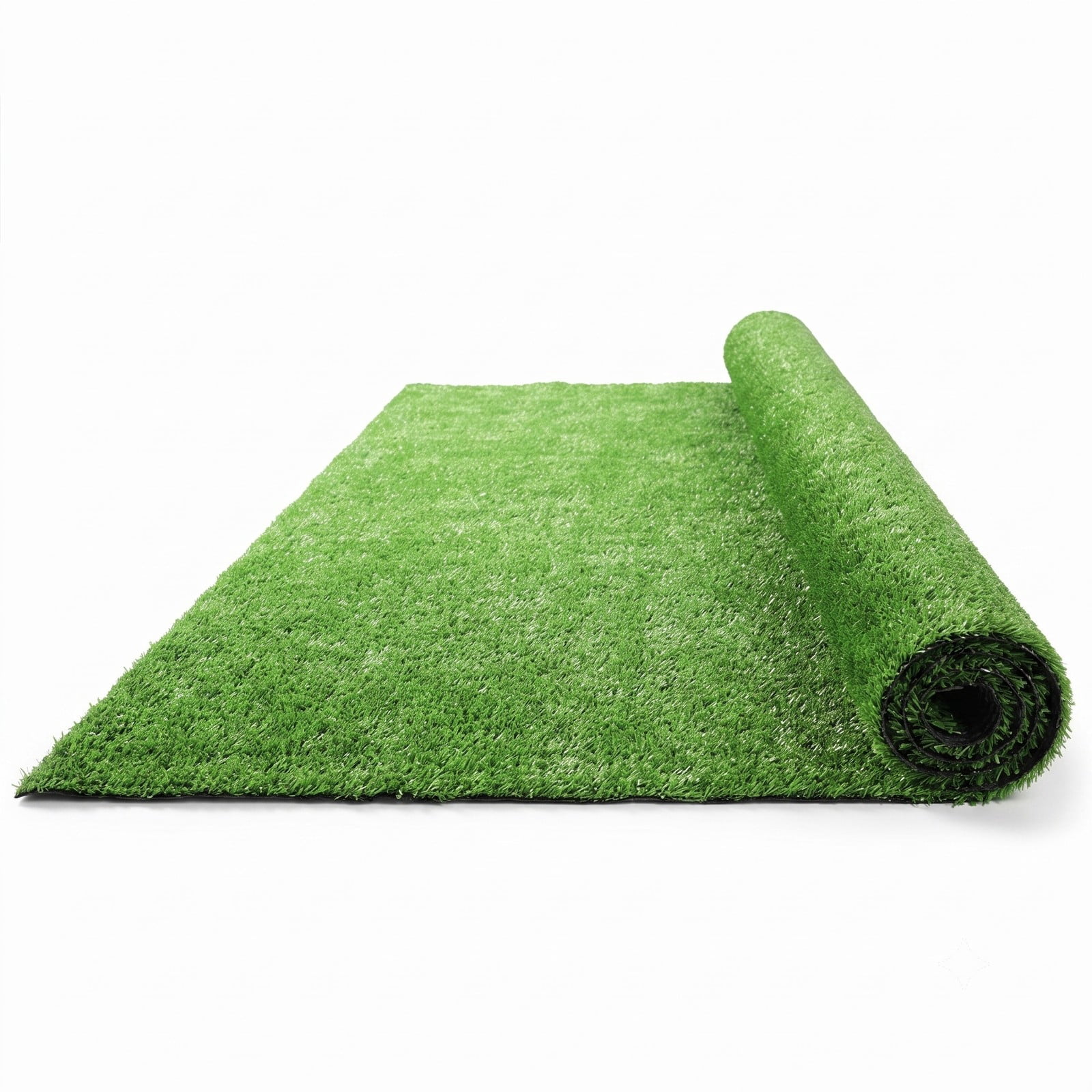 ALPULON 8 x 5 FT Artificial Turf Grass Rug, 40 sq.ft Realistic Synthetic Lawn Mat with Low 0.3 Inch Pile Height, Drainage Holes for Balcony Patio Yard Pet Area, Green