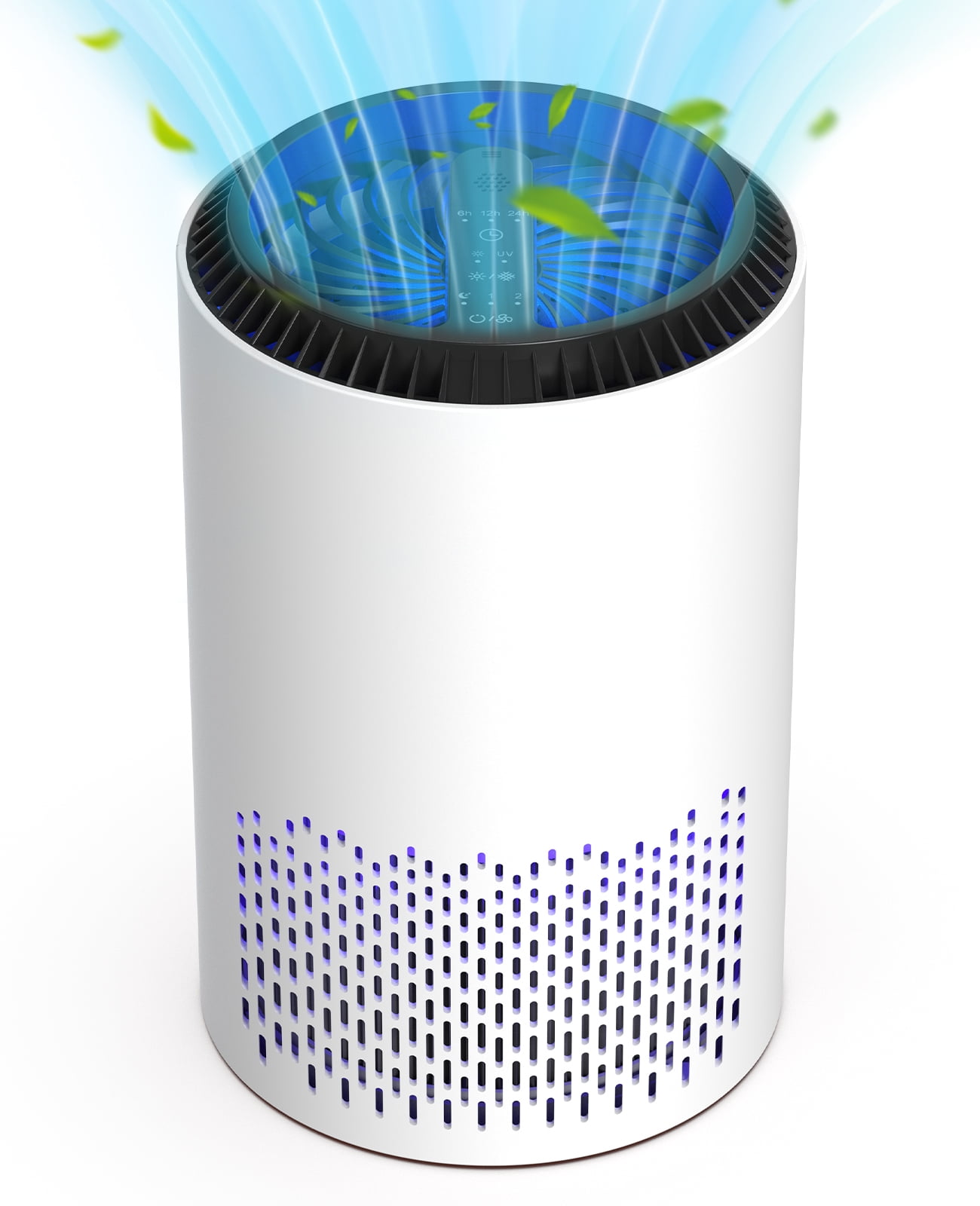 ALROCKET Air Purifier 3-Layer Filtration for home bedroom Removes Smoke, Pollen, Pet Dander Odor with Aroma Sleep Mode White Up to 600 ft²/2H