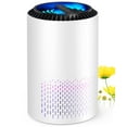 thumbnail image 1 of ALROCKET Air Purifier 3-Layer Filtration for home bedroom Removes Smoke, Pollen, Pet Dander Odor with Aroma Sleep Mode White Up to 600 ft²/2H, 1 of 4