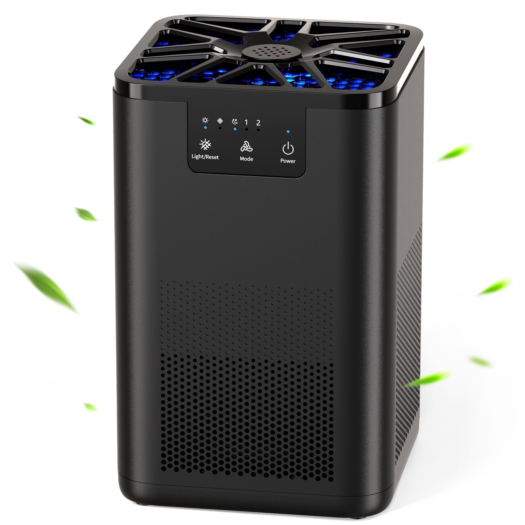 ALROCKET Air Purifier, HEPA Air Filter for Bedroom, Remove 99.9% Smoke Dust for 300 SQ.ft,Black
