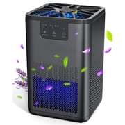 ALROCKET Air Purifier,Hepa Air Purifier Filter for Bedroom,Pet Dander,Odors,Air Cleaner for 300 Sq.ft,Black