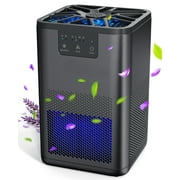 ALROCKET Air Purifier,Hepa Air Purifier Filter for Bedroom,Pet Dander,Odors,Air Cleaner for 300 Sq.ft,Black