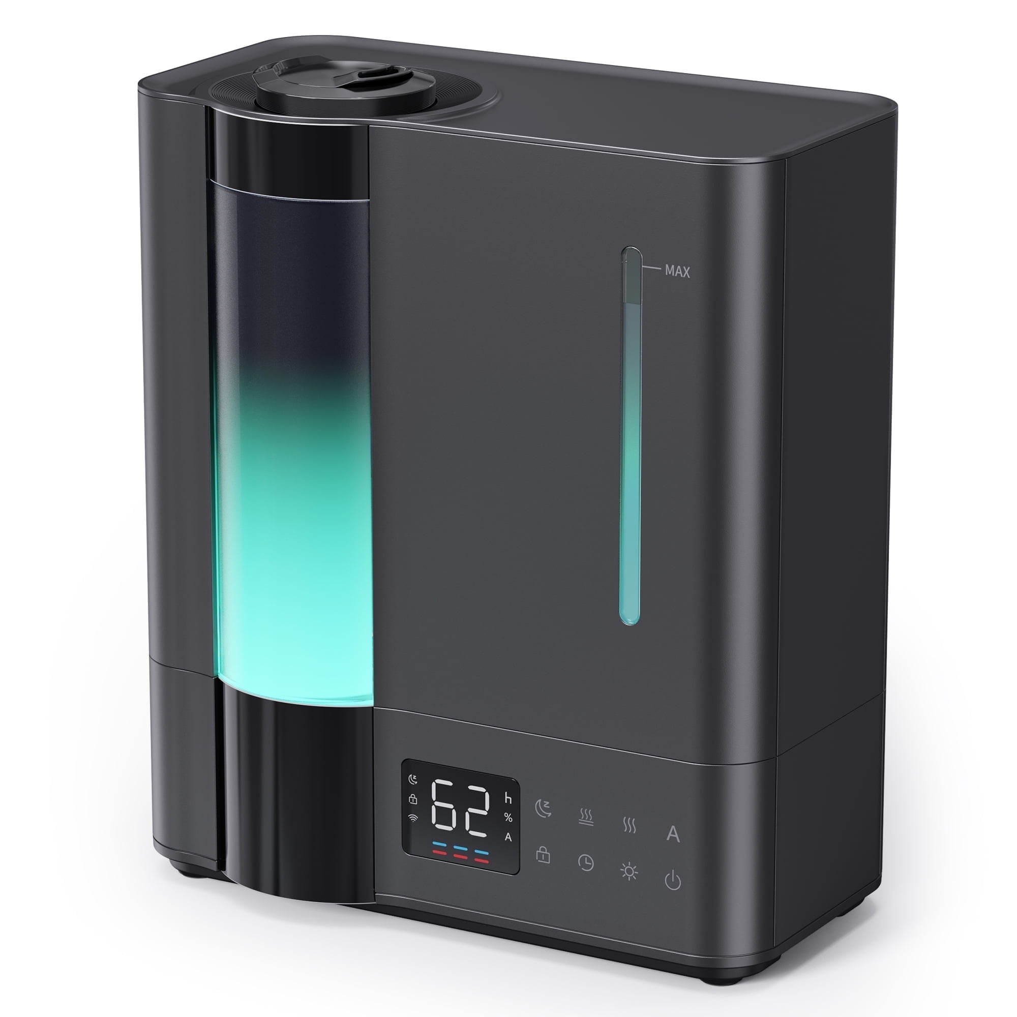 ALROCKET 8L Humidifiers for Bedroom 1000ft, 80H Runtime Smart Warm&Cool Supersized Mist Humidifier for Large Room Indoor, Essential Oil,Quiet Whole House Humidifier for Baby, Plants