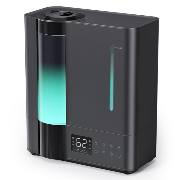 ALROCKET 8L Humidifiers for Bedroom 1000ft, 80H Runtime Smart Warm&Cool Supersized Mist Humidifier for Large Room Indoor, Essential Oil,Quiet Whole House Humidifier for Baby, Plants