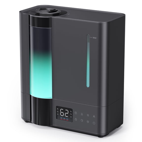 ALROCKET 8L Humidifiers for Bedroom 1000ft, 80H Runtime Smart Warm&Cool Supersized Mist Humidifier for Large Room Indoor, Essential Oil,Quiet Whole House Humidifier for Baby, Plants