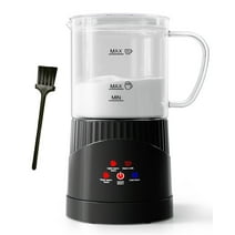 ALROCKET Milk Frother, 4 IN 1 Automatic Warm and Cold Milk Foam Maker, 400ml/13.5oz Milk Steamer for Coffee, Black