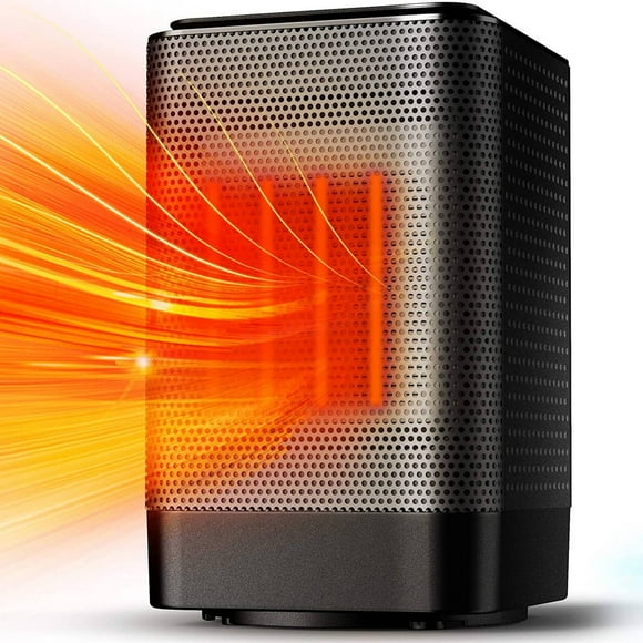 ALROCKET Space Heaters, 950W/600W Portable Electric Heater for Indoor Use,70 Oscillation,Black