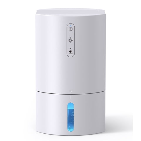 ALROCKET Dehumidifier,35OZ Water Tank with Auto Defrost,320 sq.ft,LED Light,White