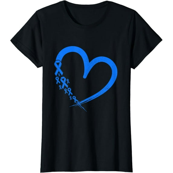 ALS Awareness Month Blue Ribbon ALS Support Squad T-Shirt