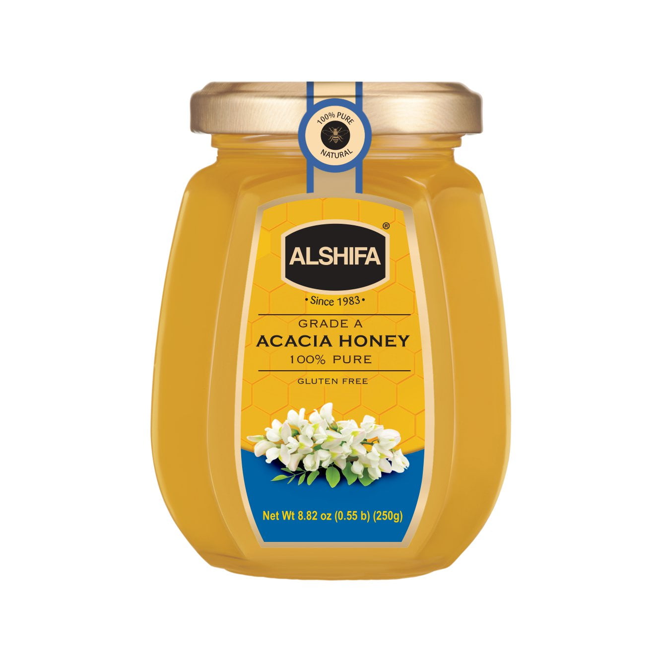 Picture of ALSHIFA Acacia Honey 8.81oz (250g) | Pack of 1 | Mono-floral Honey ...