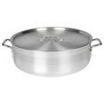 ALSKBP008 Brazier Pot, 40 quart capacity, with cover, 6 mm thick, extra