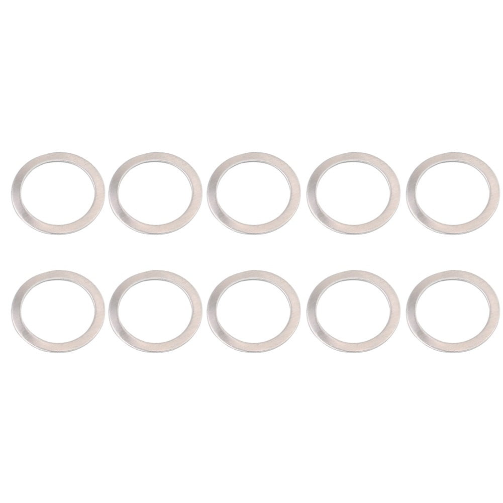 ALSLIAO 10Pcs Bicycle Pedal Spacer Crank Cycling Bike Stainless Steel