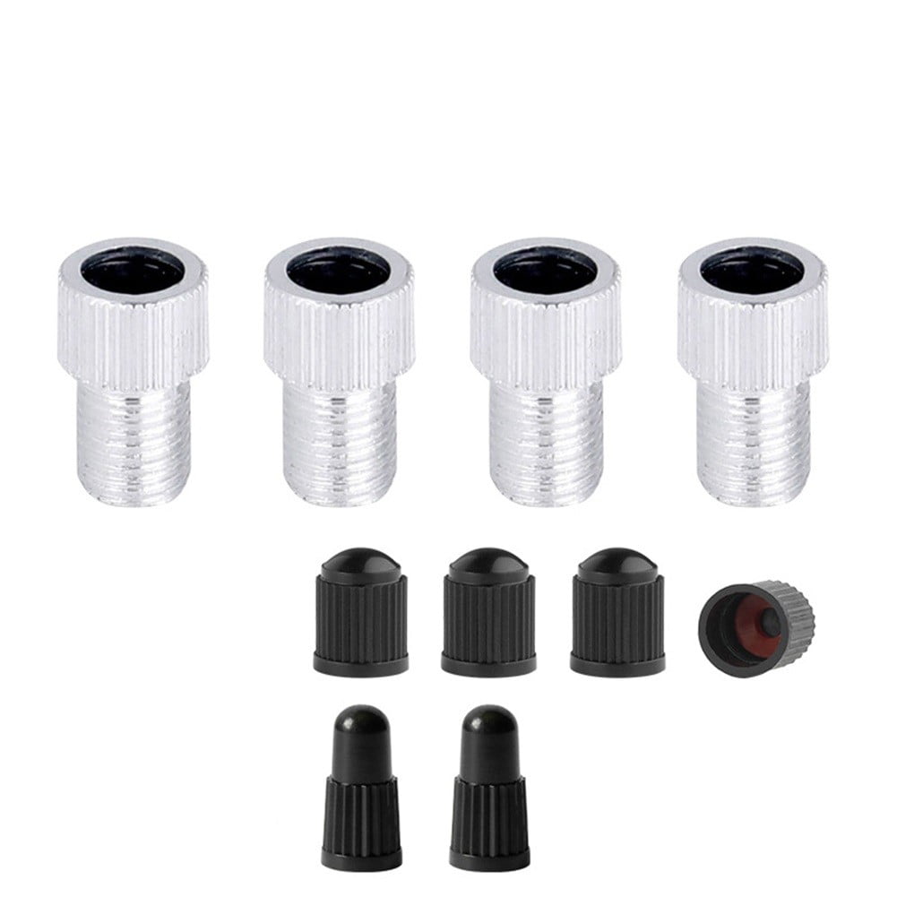 ALSLIAO 4 x VALVE ADAPTER PRESTA TOSCHRADER CONVERTER ROAD BIKE CYCLE BICYCLE PUMP
