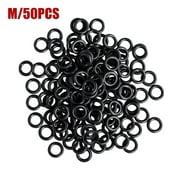 ALSLIAO 50pcs Wacky O-Ring Wacky Worm Rig Accessories for Soft Baits Lure Fishing Tackle