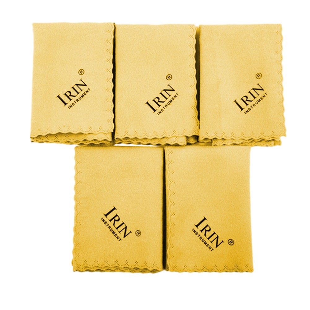ALSLIAO 5pcs Universal Microfiber Cleaning Polishing Cloth For Guitar