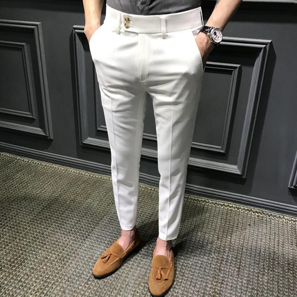 Men's Double Button Slim Fit Coat Pants Suit Wedding Business 2 Pieces  Blazer Trousers Suit Sets A428LJT032 (as1, Alpha, s, Regular, Short, Off- White, 5X-Large, Classic Slim) at Amazon Men's Clothing store