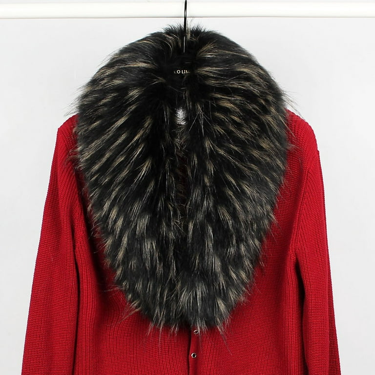 White Tipped Faux Fur, Size: One Size