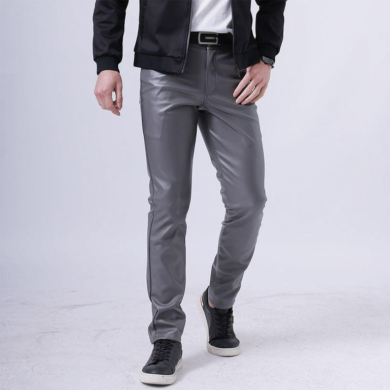 Pu leather store look trousers