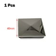 thumbnail image 1 of ALSLIAO Post Cap Stainless Steel To Steel Galvanized Cover Cap Pyramid1Pcs 40mm, 1 of 8