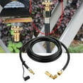 ALSLIAO Quick connect propane hose with propane elbow adapter fittings