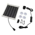 ALSLIAO Solar Panel Water Pump Regulating Switch Fountain Swimming Pool