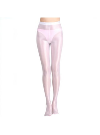 Women Satin Glossy Opaque Leggings Super Shiny Silky Pants Trousers Zipper  Croth