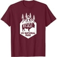thumbnail image 1 of ALT US National Park Resist Service Unisex T-Shirt for Men Women Kids Toddler,Maroon Color,Size XL, 1 of 5